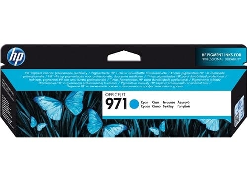 Cartouche d'encre Cyan HP 971 - CN622AE pour imprimante Jet d'encre HP - 0