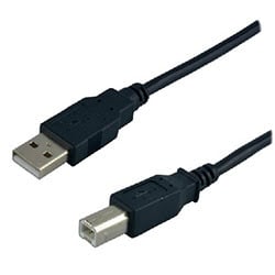 Connectique PC MCL Samar Câble imprimante USB 2.0 AB M/M - 2m Grosbill