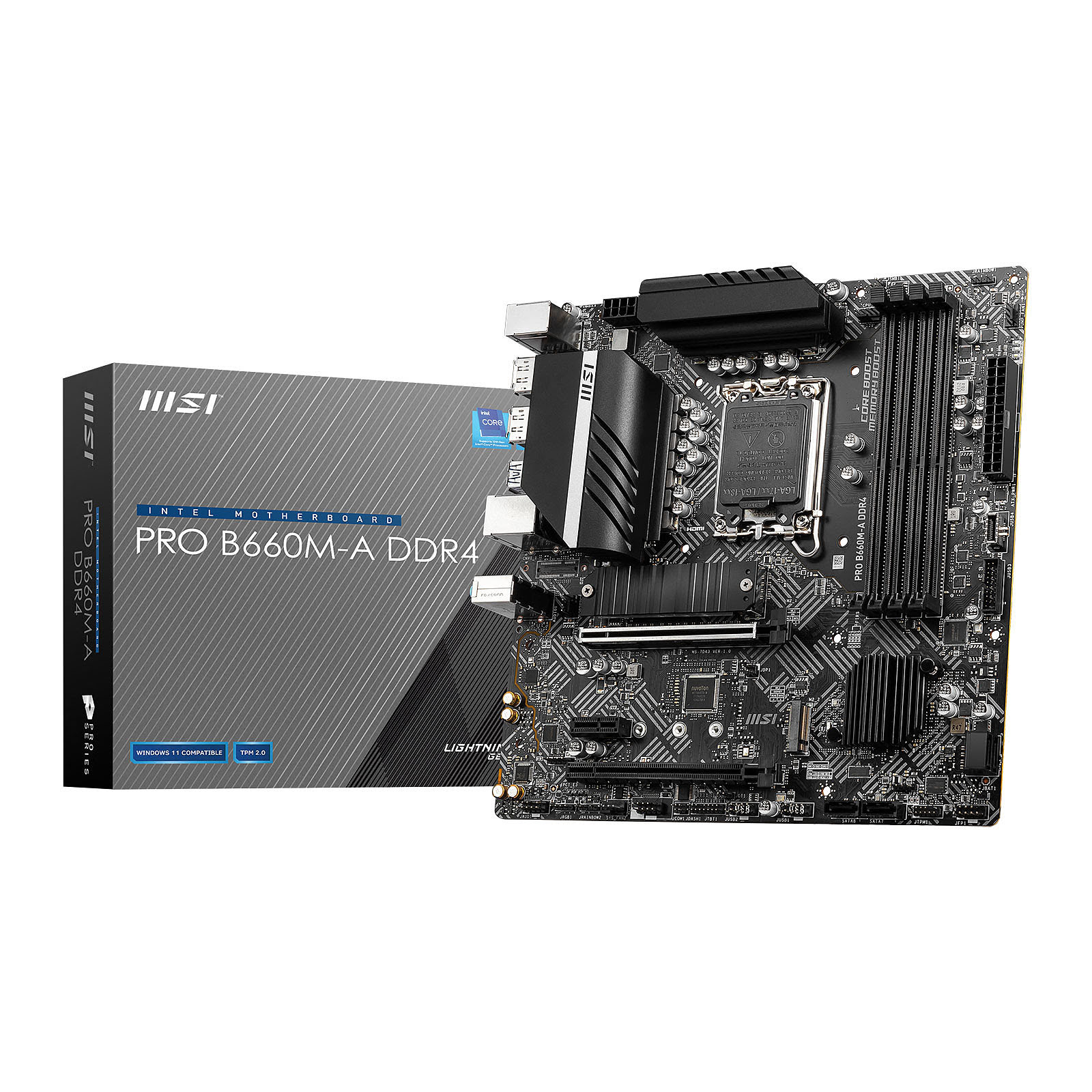 MSI PRO B660M-A DDR4 Micro-ATX  - Carte mère MSI - grosbill.com - 0