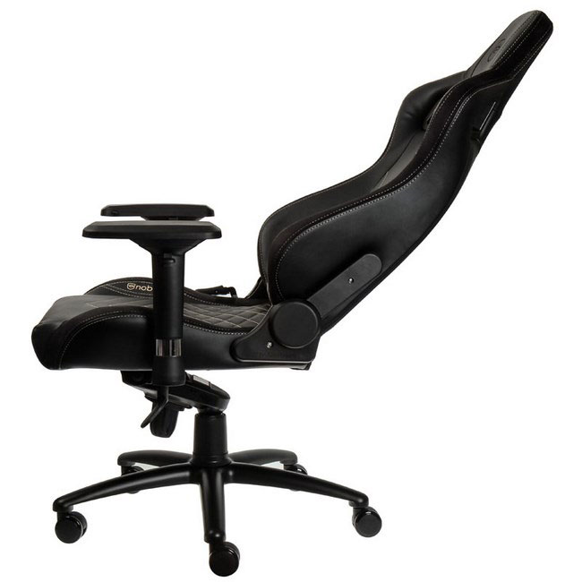 NobleChairs EPIC Series Noir/Or - Siège PC Gamer - grosbill.com - 2