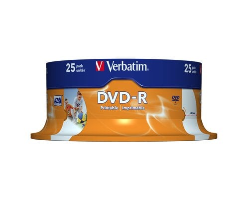 DVD-R/4.7GB 16x AdvAZO Spdl 25pk WidePrt - Achat / Vente sur grosbill.com - 1