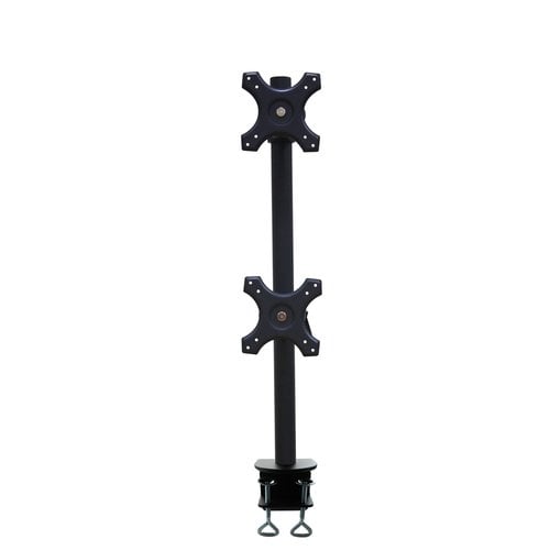 Vertical Desk Mount Dual 10-27" ClampBLK - Achat / Vente sur grosbill.com - 1