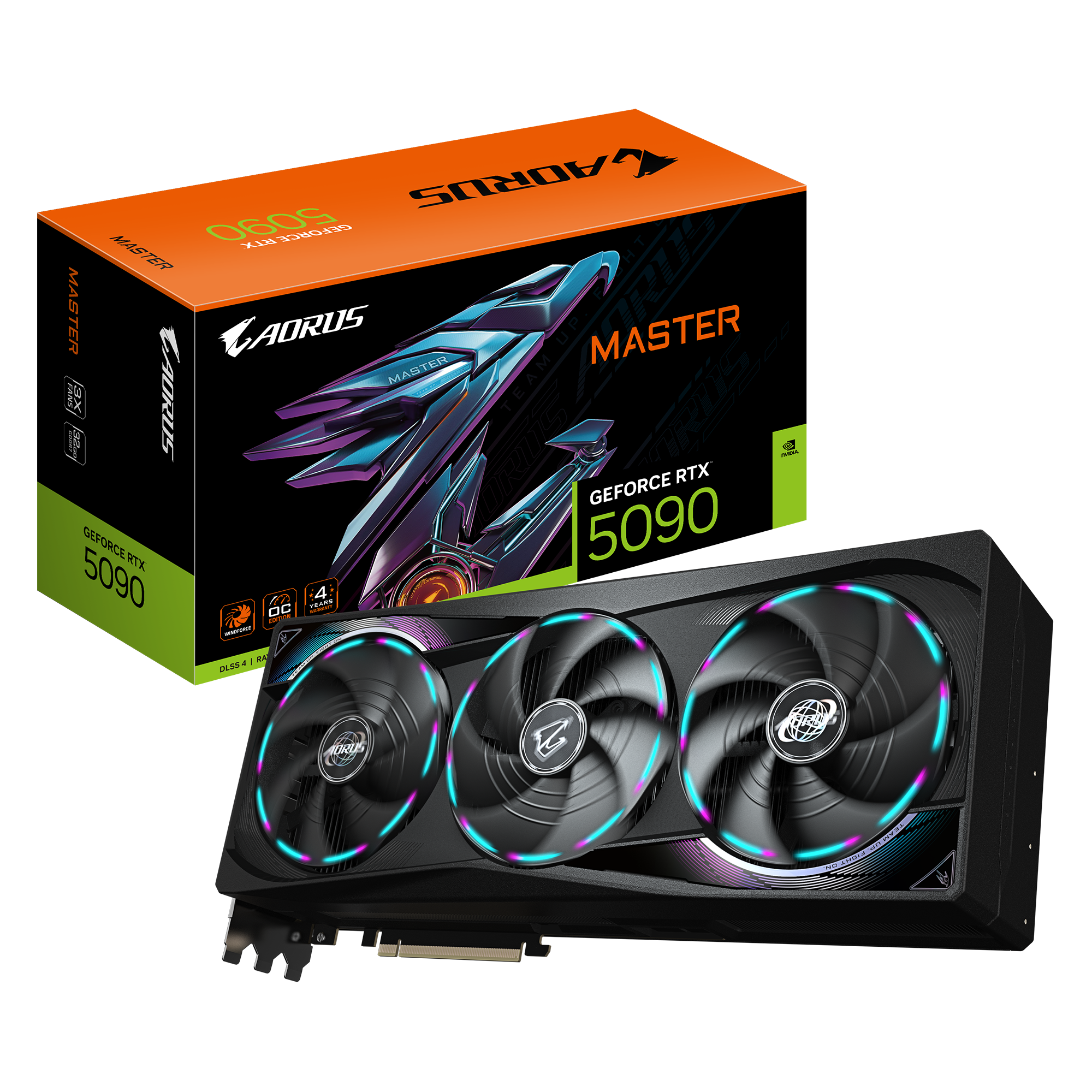 Gigabyte AORUS GeForce RTX 5090 MASTER 32G - Carte graphique - 0