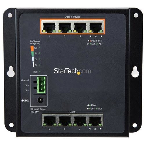 GbE Switch - 8-Port 4 PoE+- Managed - Achat / Vente sur grosbill.com - 1