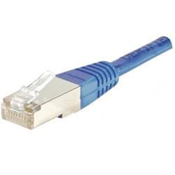 Cordon Cat 6, 5.00 m FTP Bleu - Connectique réseau - grosbill.com - 0