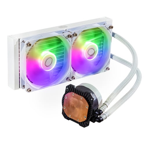 Cooler Master MasterLiquid 240L Core ARGB Blanc - Watercooling - 1