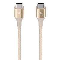 Belkin Duratek USB-C Cable Gold - Achat / Vente sur grosbill.com - 2