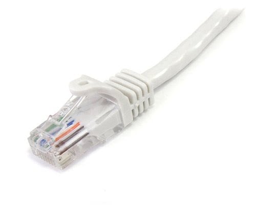 5m White Snagless Cat5e Patch Cable - Achat / Vente sur grosbill.com - 1