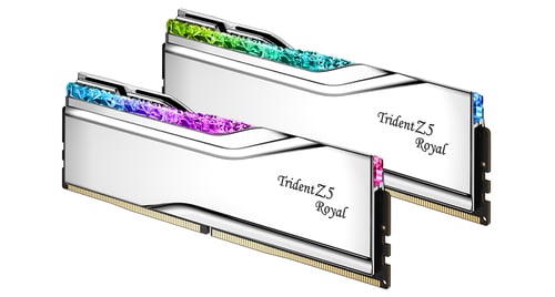 G.Skill Trident Z5 Royal Argent 64Go (2x32Go) DDR5 6400MHz - Mémoire PC G.Skill sur grosbill.com - 3