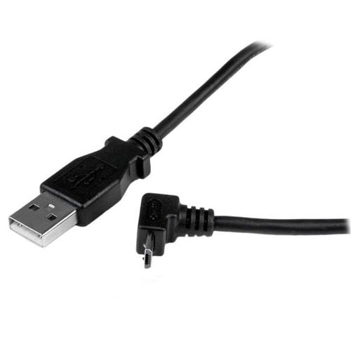 2m USB to Up Angle Micro USB Cable - Achat / Vente sur grosbill.com - 1