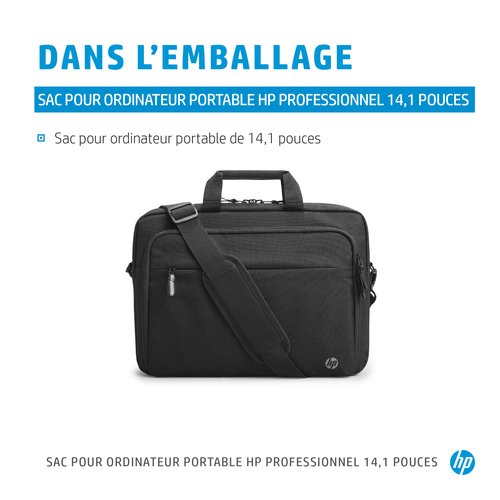 Prof 14.1 Laptop Bag (500S8AA) - Achat / Vente sur grosbill.com - 4