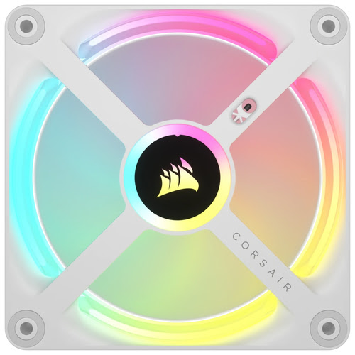 Corsair iCUE LINK QX120 RGB 120mm PWM Expansion Kit Blanc - Ventilateur boîtier - 3