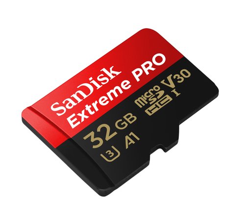 Extreme Pro microSDHC 32GB+SD Adapter - Achat / Vente sur grosbill.com - 1