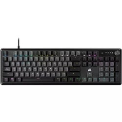 image produit Corsair K70 RGB Core Gris (Corsair Red)  Grosbill