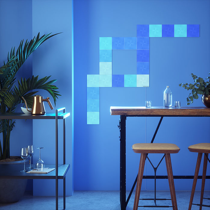 Nanoleaf Canvas Starter Kit - 9 pièces (NL29-0002SW-9PK) - Achat / Vente Objet connecté / Domotique sur grosbill.com - 7