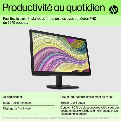 HP P22v G5 FHD Monitor - Achat / Vente sur grosbill.com - 3