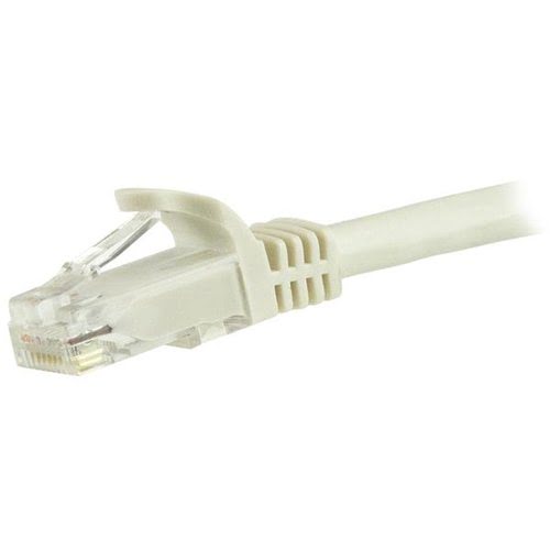 3m White Snagless UTP Cat6 Patch Cable - Achat / Vente sur grosbill.com - 1