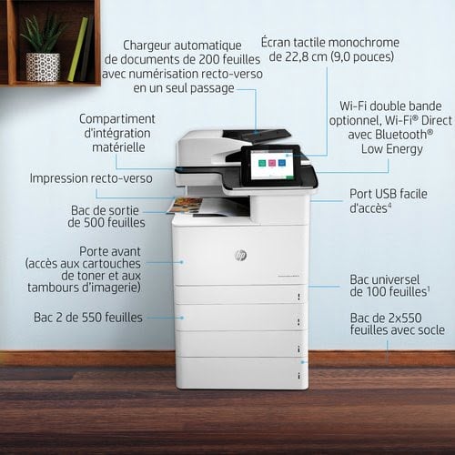 LASERJET MFP COLOR M776DN (T3U55A) - Achat / Vente sur grosbill.com - 3