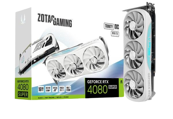 ZOTAC RTX 4080 SUPER TRINITY OC WHITE EDITION 16G - Carte graphique - 0