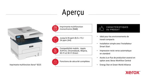  B225 MONO MULTIFUNCTION PRINTER (B225V_DNI) - Achat / Vente sur grosbill.com - 7