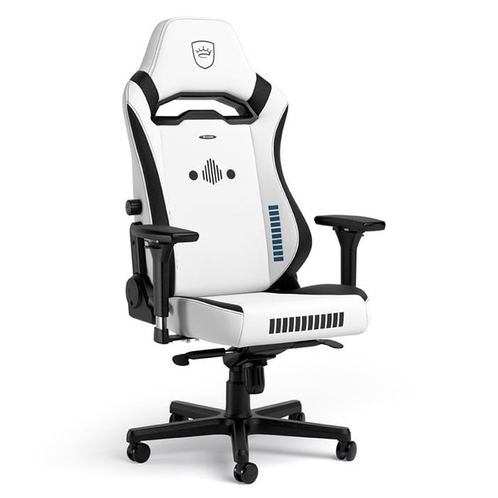 NobleChairs HERO Gaming Noir/Blanc - Siège PC Gamer - grosbill.com - 0