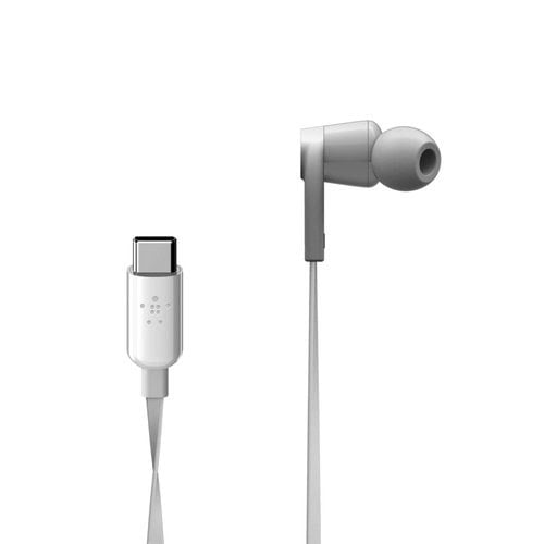 Belkin USB-C IN-EAR HEADPHONE White - Achat / Vente sur grosbill.com - 2