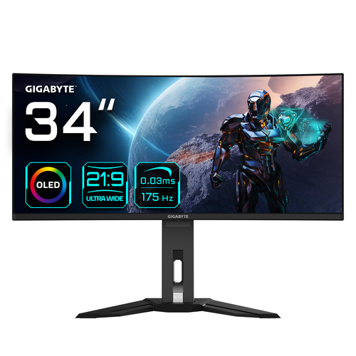 Gigabyte 34"  MO34WQC - Ecran PC Gigabyte - grosbill.com - 0