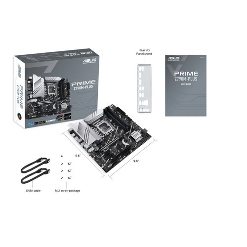 ASUS PRIME Z790M-PLUS LGA1700 mATX MB 4xDDR5 4xSATA 3xM.2 - Achat / Vente sur grosbill.com - 7