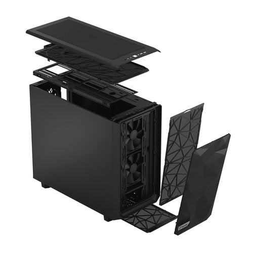 Fractal Design Meshify 2 Black Solid Midi-Tower, schwarz - Achat / Vente sur grosbill.com - 21