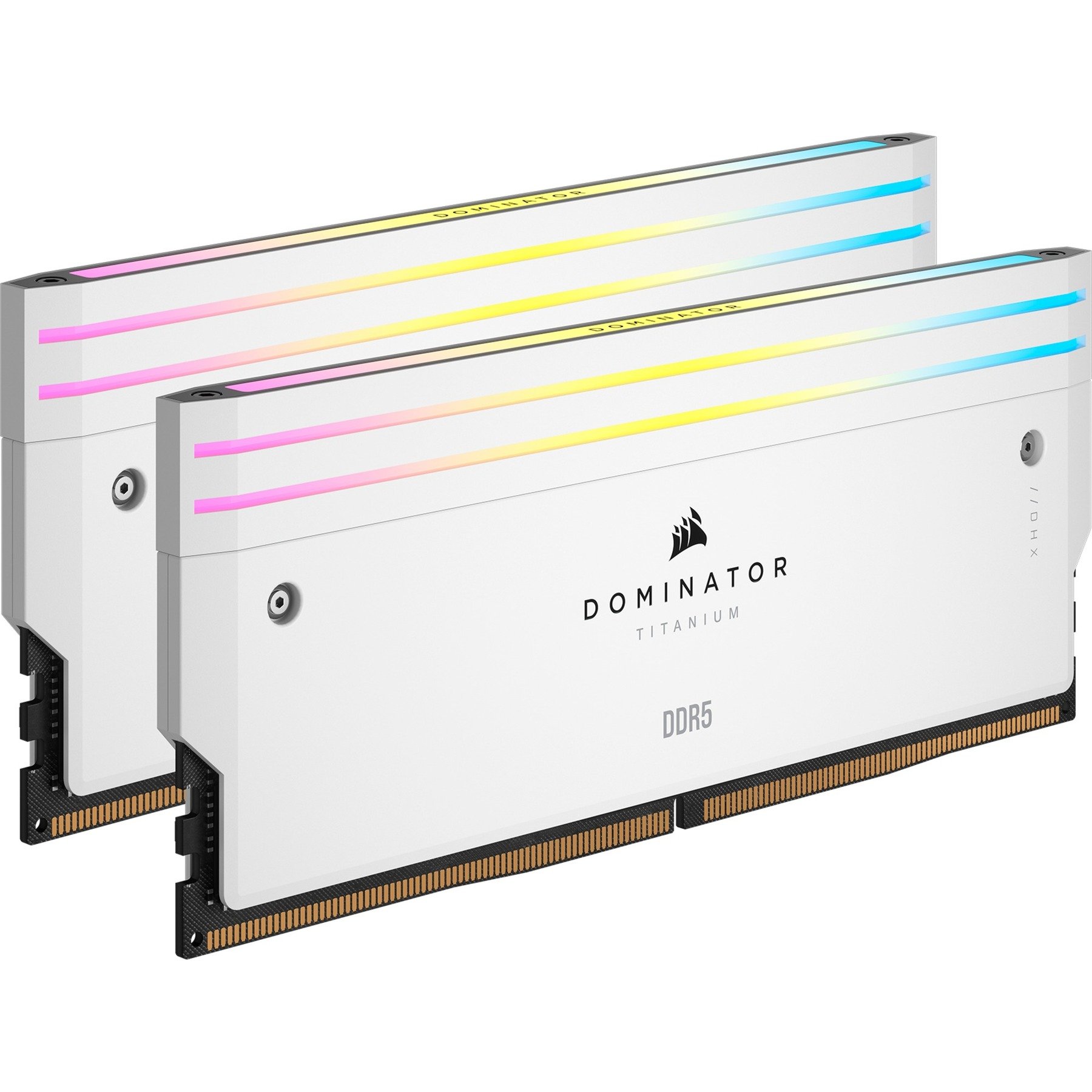 Corsair Dominator Titanium RGB 64Go (2x32Go) DDR5 6000MHz - Mémoire PC Corsair sur grosbill.com - 1