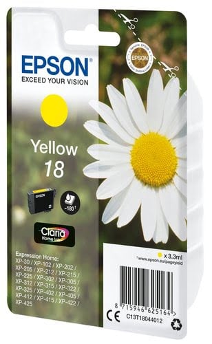 Epson - Jaune - C13T18044022 - Achat / Vente Consommable imprimante sur grosbill.com - 1