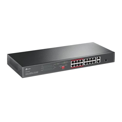 16-Port 10/100 Mb+2-Port Gb Switch - Achat / Vente sur grosbill.com - 1