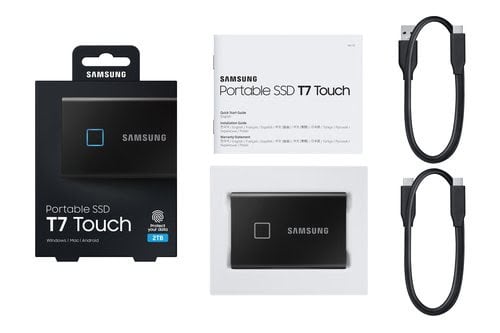 Samsung T7 Touch 2To Black (MU-PC2T0K/WW) - Achat / Vente Disque SSD externe sur grosbill.com - 17