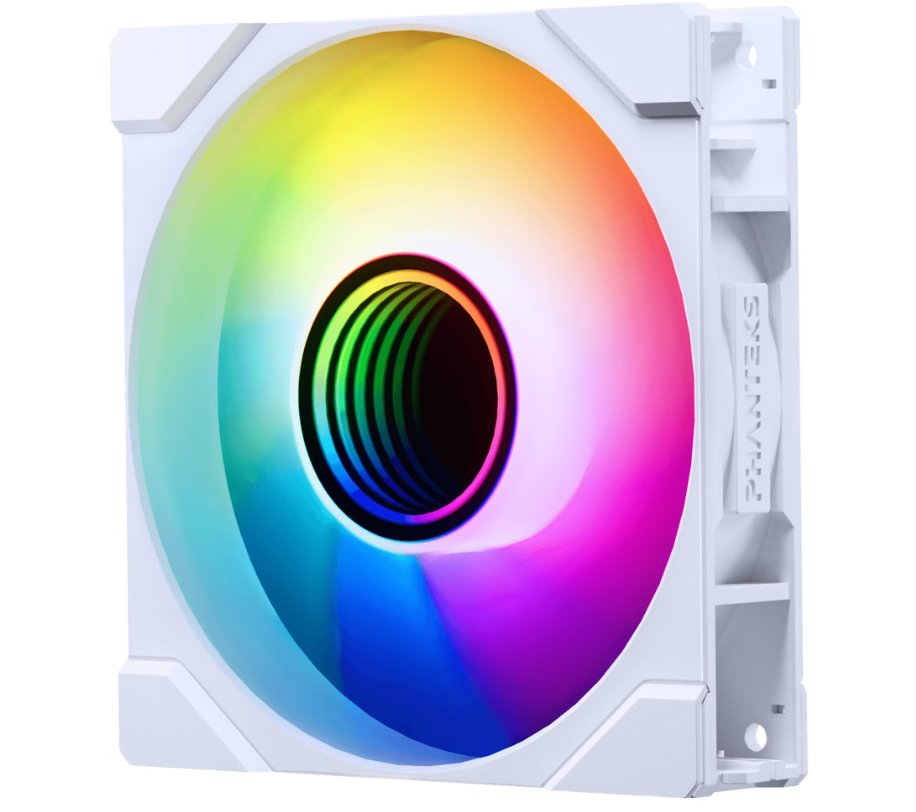 Phanteks M25 Gen2 PWM Blanc Reverse Blade (3x120mm) D-RGB - Ventilateur boîtier - 1