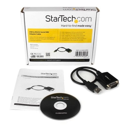 1 ft USB to Serial DB9 Adapter Cable - Achat / Vente sur grosbill.com - 3