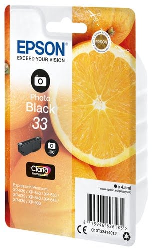 Epson Ink/33 Oranges 4.5ml PBK - Achat / Vente Consommable imprimante sur grosbill.com - 1