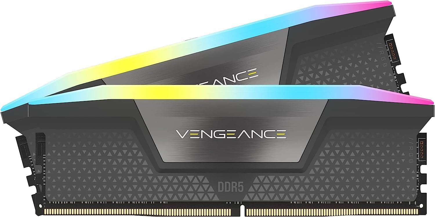 Corsair Vengeance RGB 64Go (2x32Go) DDR5 6000MHz - Mémoire PC Corsair sur grosbill.com - 0