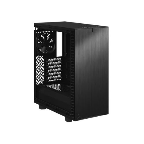 Fractal Design Define 7 Compact Black Midi-Tower - gedÃ¤mmt, schwarz - Achat / Vente sur grosbill.com - 1