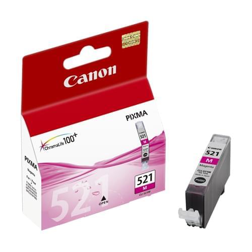 Cartouche CLI-521M Magenta - 2935B001 pour imprimante Jet d'encre Canon - 0