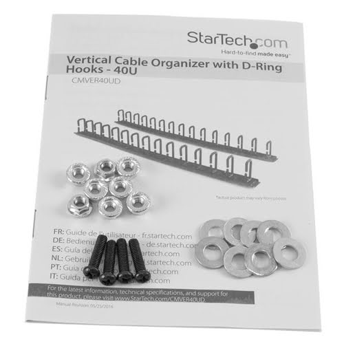 Cable Organizer 6ft Vertical D-Ring - Achat / Vente sur grosbill.com - 9