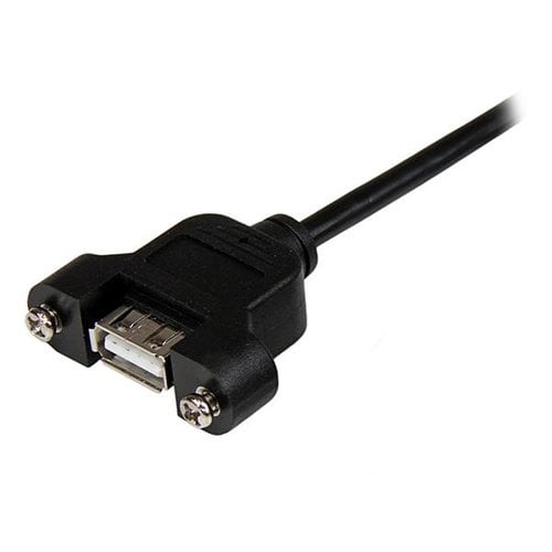 60 cm Panel Mount USB Cable A to A - F/M - Achat / Vente sur grosbill.com - 1