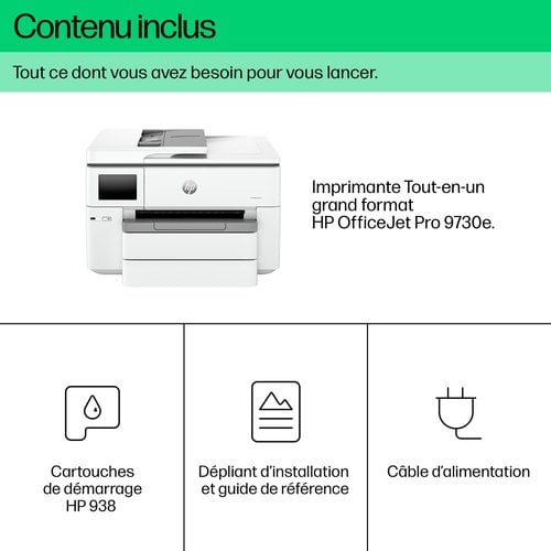 HP OFFICEJET PRO 9730E WF AIO - Achat / Vente sur grosbill.com - 19