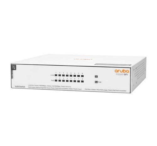 HPE Aruba IOn 1430 8G 64W Sw - Achat / Vente sur grosbill.com - 1