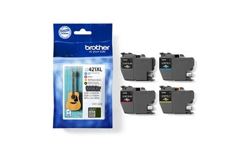 Brother - Noir, Cyan, Magenta, Jaune - LC421XLVAL - Achat / Vente Consommable imprimante sur grosbill.com - 2