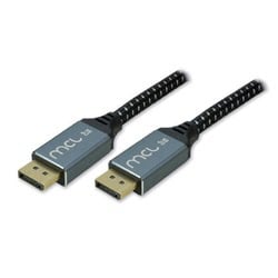 Connectique TV/Hifi/Video MCL Samar Câble DisplayPort 1.4 mâle/mâle - 2m Tressé  Grosbill