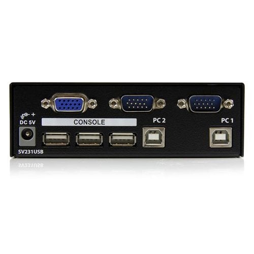 2 Port USB KVM Switch Kit with Cables - Achat / Vente sur grosbill.com - 2