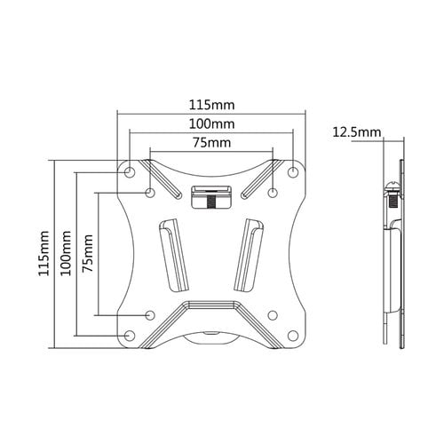 NeoMounts Flat Screen Wall Mount fixed - Achat / Vente sur grosbill.com - 5