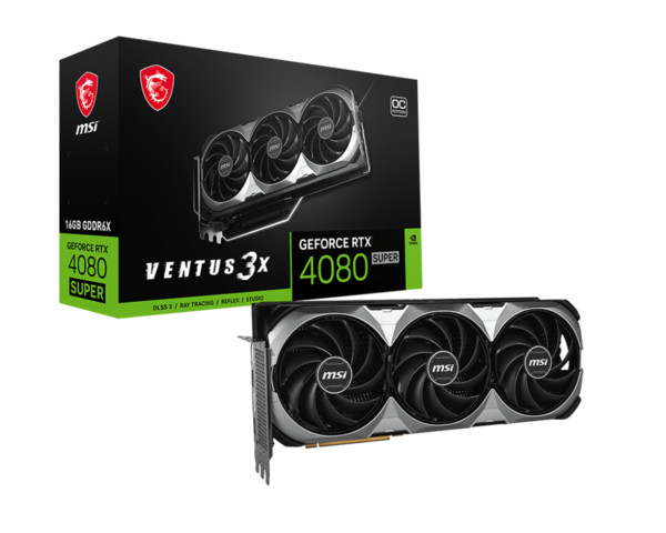 MSI GeForce RTX 4080 SUPER 16G VENTUS 3X OC-Seconde Vie-Très Bon Etat - Carte graphique - 0