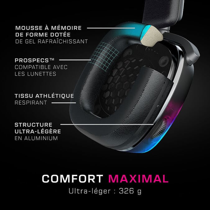 Roccat Syn Max Air 7.1 Surround RGB - Micro-casque - grosbill.com - 8