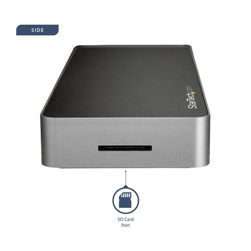 Dual Monitor USB C Dock - 60W PD - SD - Achat / Vente sur grosbill.com - 3